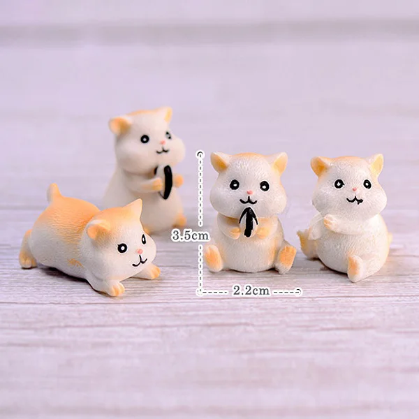 4pcs Squirrels