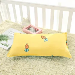 Hea Almohada infantil algodón con funda dibujos suave para guardería