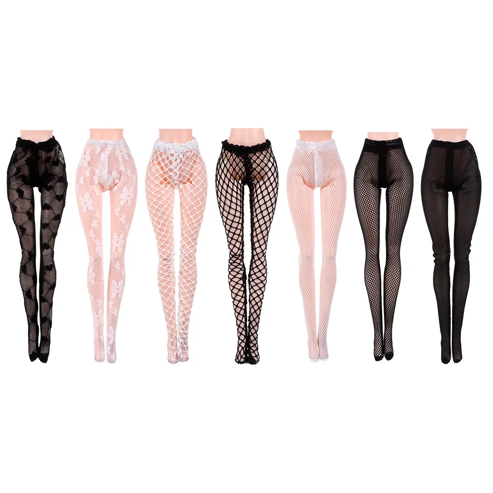 Mallas de rejilla elásticas para niña – Calcetines largos suaves y cómodas