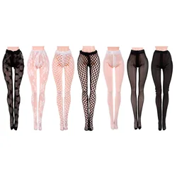 Mallas de rejilla elásticas para niña – Calcetines largos suaves y cómodas