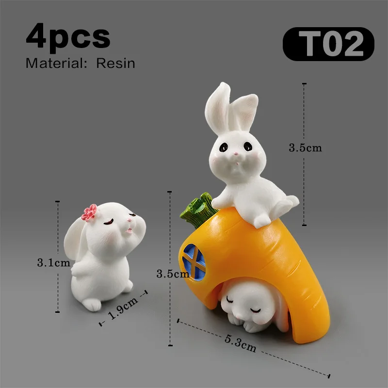 4pc Rabbit Carrot-T2