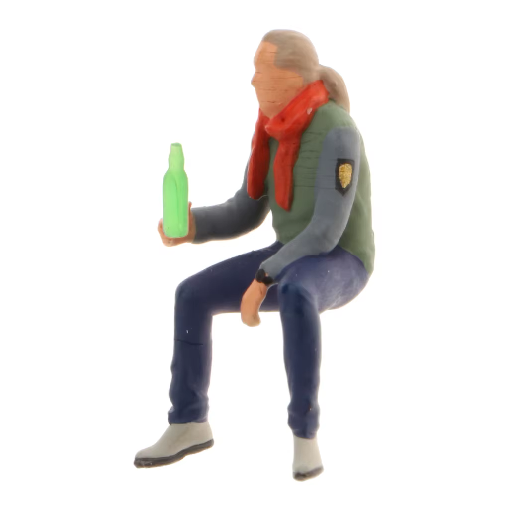 Drinking Man Grey