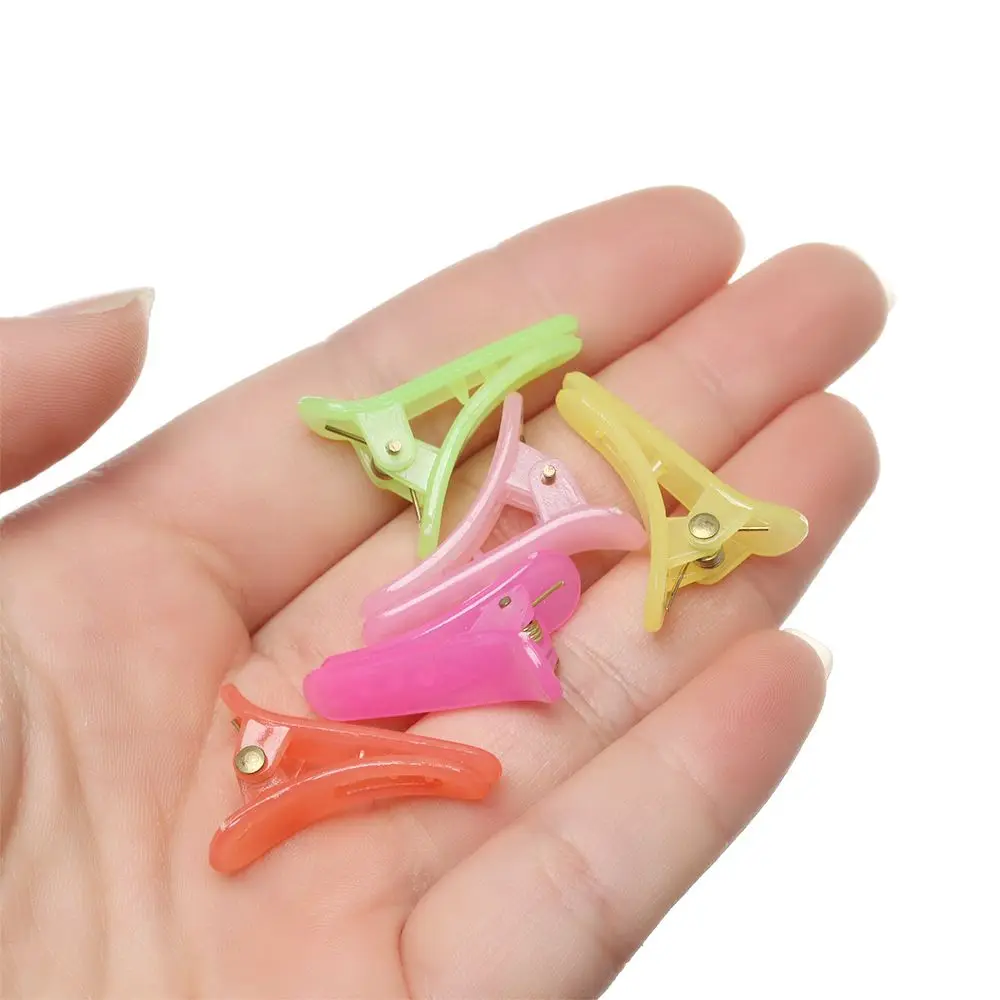 10 Uds. De accesorios de horquilla para muñecas DIY, 3 estilos, Mini pinza para la cabeza Matal/plástico, pinza para el pelo para niños, pinzas para la cabeza - imagen 5