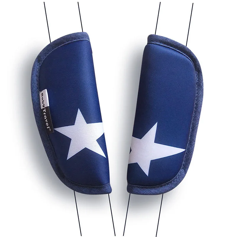 Cinturón de seguridad Protector de almohadilla para carrito de bebé, cinturón de coche, tipo Universal, dibujos animados, Yoyaplus Babalo Yoya, accesorios para bebé