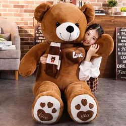 Oso de peluche con bufanda – Juguete blandito para cumpleaños bebé