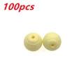 100pcs cream yellow