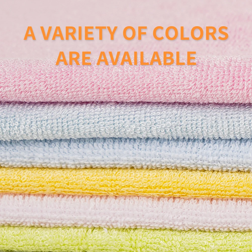 HappyFlute-Juego de toallitas de Color liso para niños y niñas recién nacidos, juego de 5 piezas de tela de rizo de bambú Súper suave, 20x20cm - imagen 4