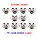 10pcs rose brown