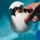 penguin bath toys