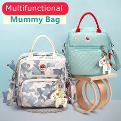 Bolsa de pañales impermeable multifuncional para mamá