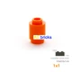 50pcs orange