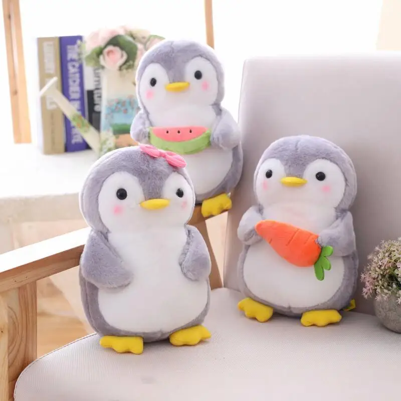 Peluche pingüino frutal suave para niños – Juguete de cumpleaños - imagen 5