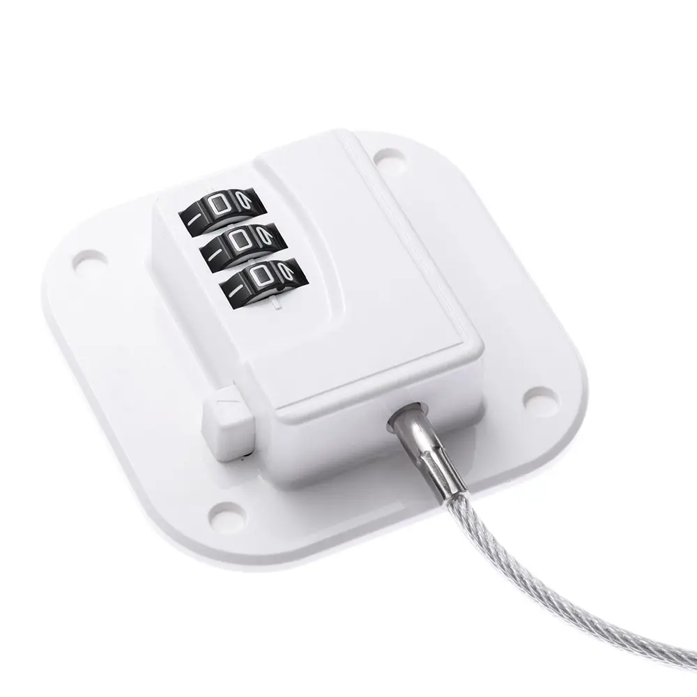 Armario corredizo con ventana, seguridad para bebés con llave de Metal o cerradura codificada, cerradura Digital con contraseña para refrigerador, cerraduras para gabinete - imagen 4