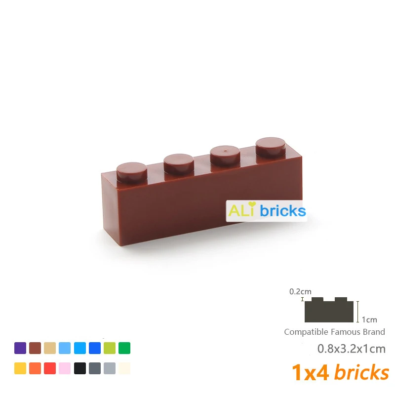 200pcs brown