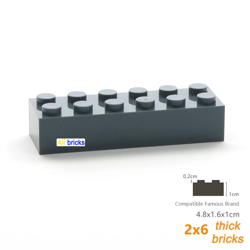 100pcs dark grey