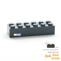 100pcs dark grey
