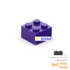 15pcs purple