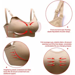Bralette de lactancia sin costuras con clip – Confort para dormir