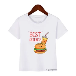 Camiseta infantil con estampado hamburguesa – Diseño divertido para niño