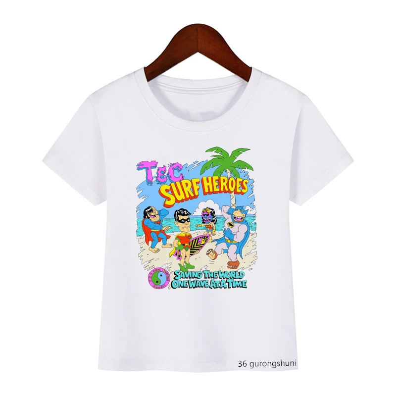 Camiseta niños Perro Héroe – Estilo surfeador - imagen 4