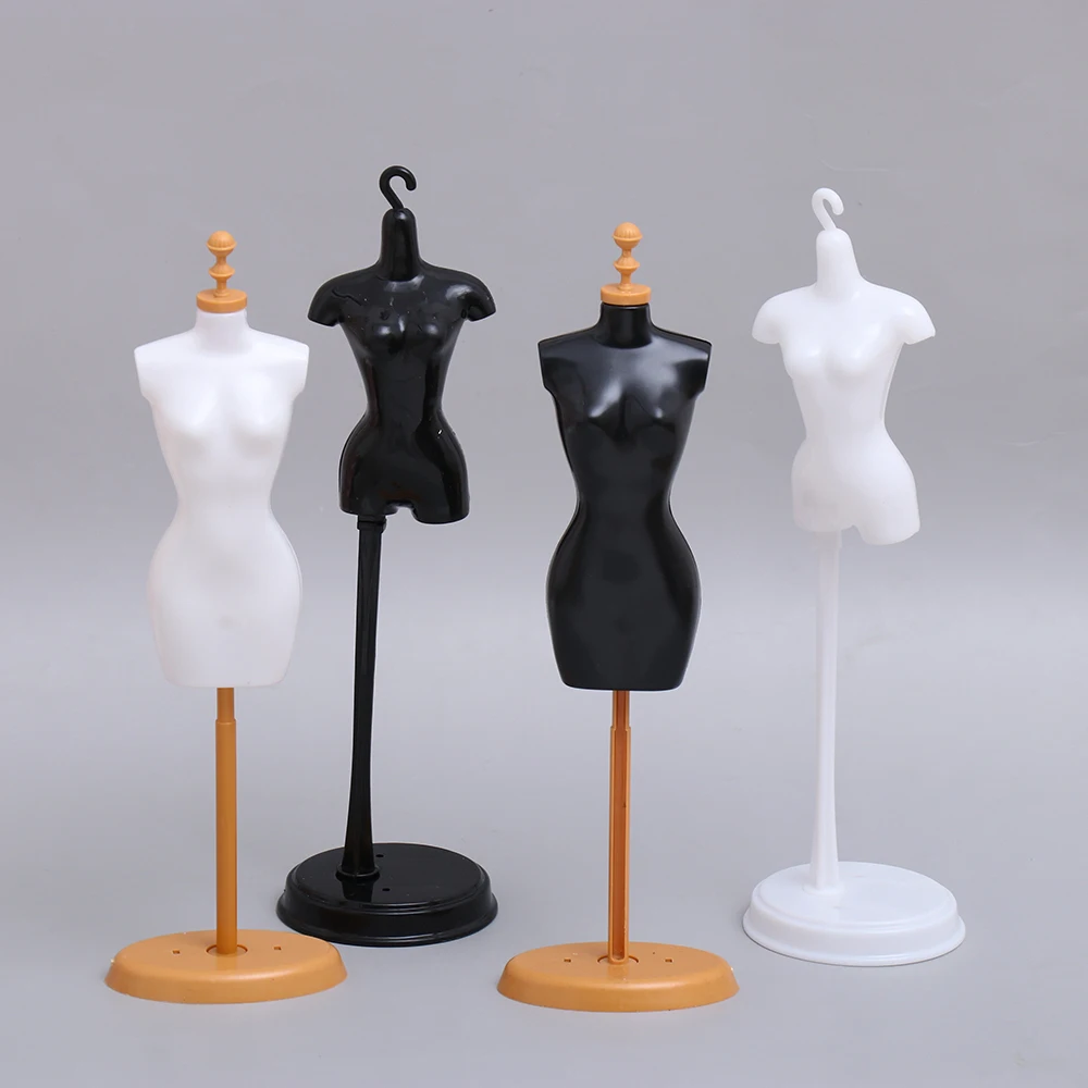Mini juego de regla de maniquí para casa de muñecas, vestido de noche, simulación de modelo humanoide, accesorios en miniatura, juguetes para niños, 1/12 - imagen 2