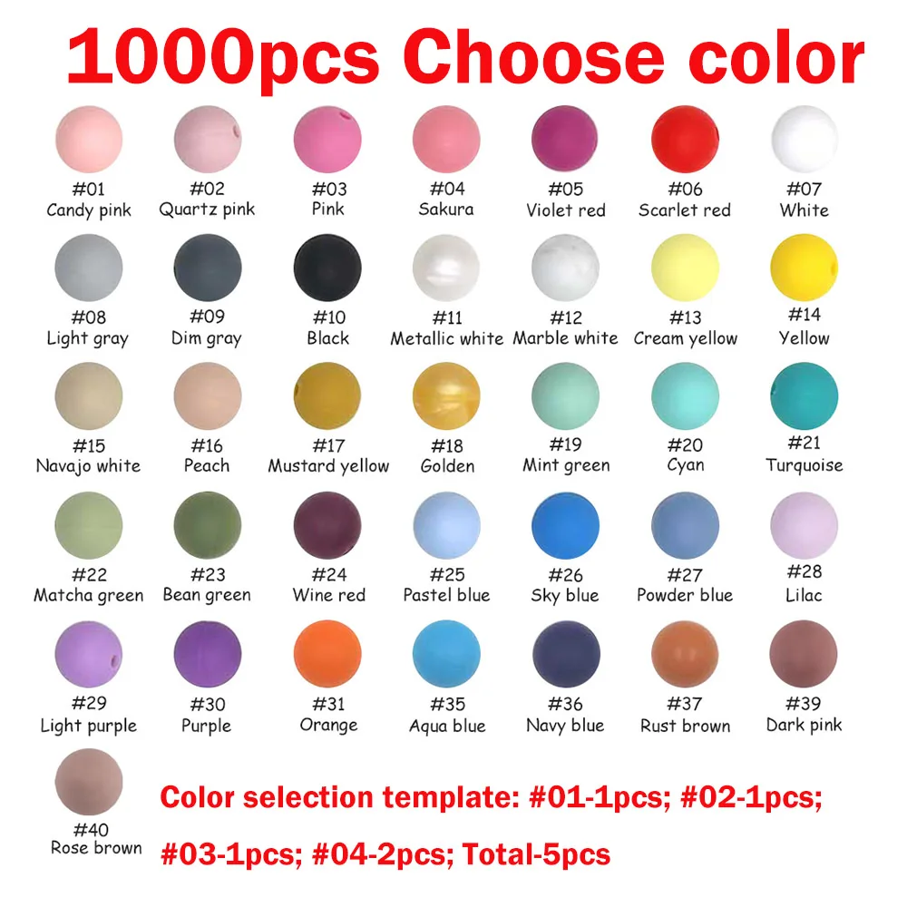 1000pcs Choose color