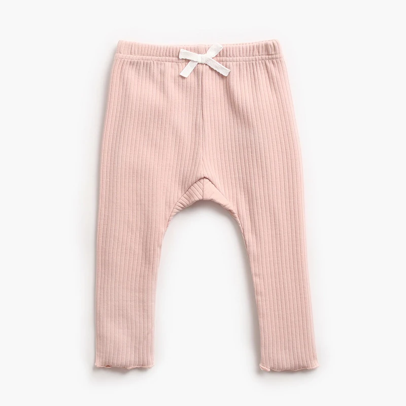 Pantalones largos suaves para niñas recién nacidas – Moda primavera - imagen 5