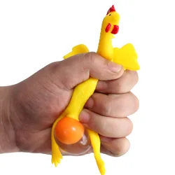 Llavero antiestrés de pollo blando para niños - Juguete suave