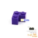 15pcs purple