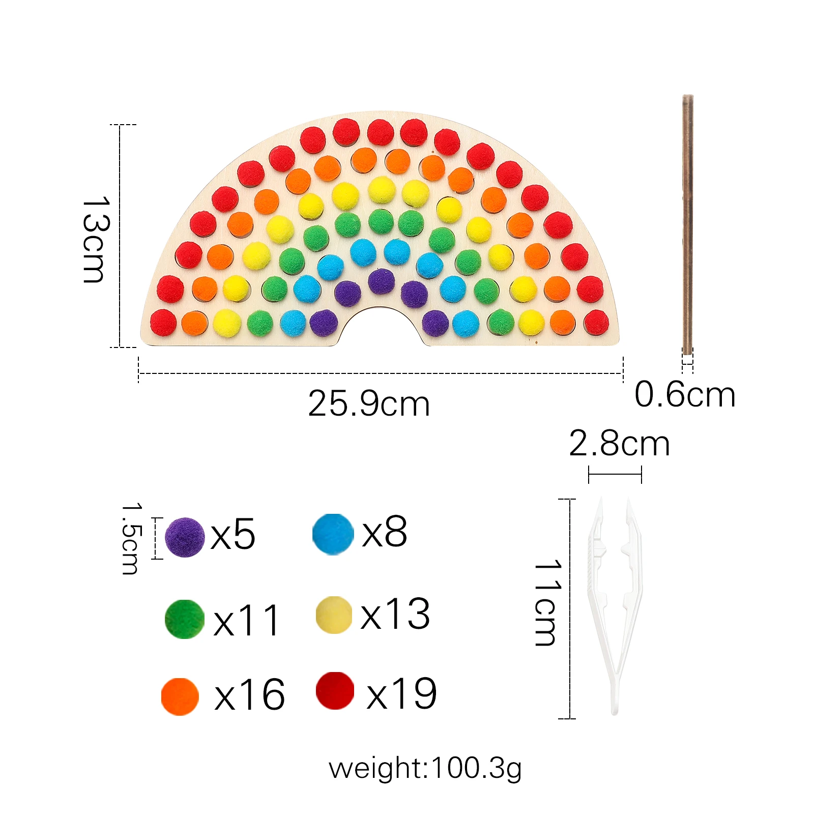 rainbow color