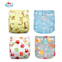 Babyland Pañales Reutilizables de Tela Ajustables 0-2 Años