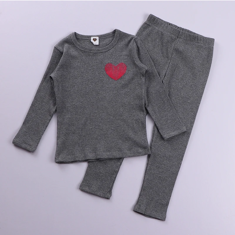 grey melange set