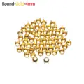 Gold-Round 4mm