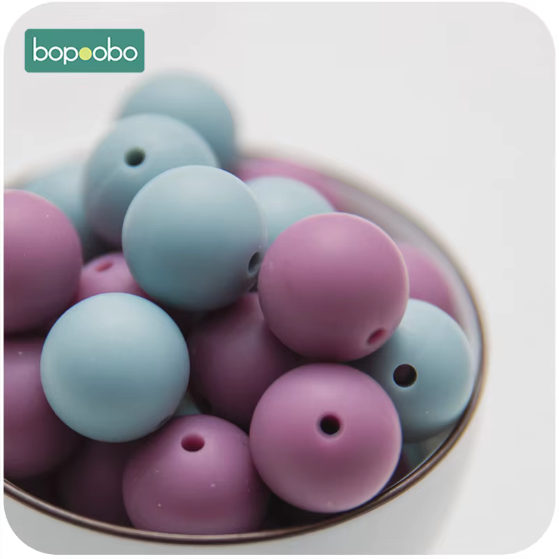 Cuentas de silicona para dentición - Pulseras de lactancia para bebés - imagen 3