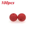 100pcs scarlet red