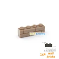 50pcs dark beige