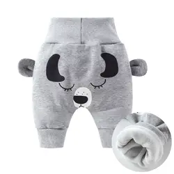 Pantalones de terciopelo con estampado para niños – Cálidos para otoño e invierno