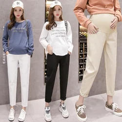 Pantalones harén premamá de algodón para embarazadas