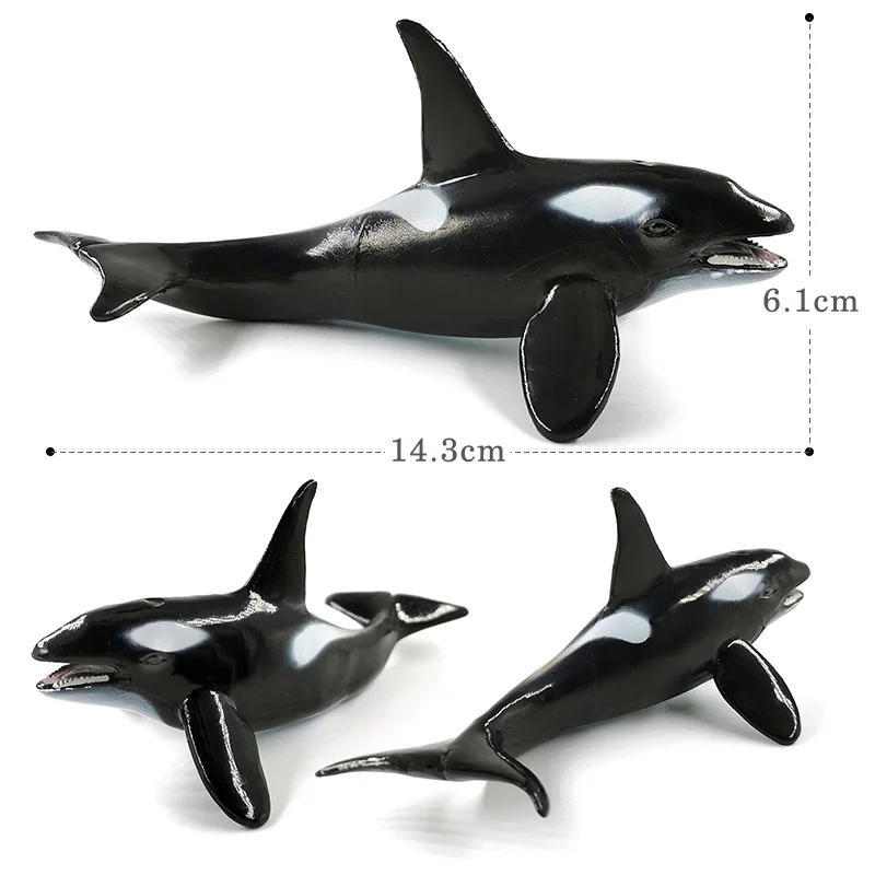 Esmalte ballena, tigre, tiburón, morsa, mar, León, tortuga, delfín, modelo de estatuilla, decoración del hogar, accesorios de decoración de jardín de hadas en miniatura - imagen 2