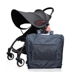 Mochila de viaje para cochecito de bebé, bolsa de transporte de tela Oxford, organizador impermeable para Yoyo, accesorios para sillas de ruedas, yoya