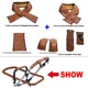 5 pcs brown A
