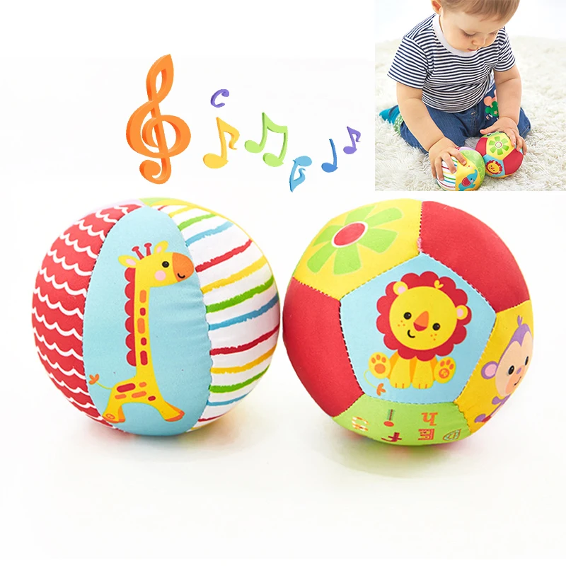 Sonajero felpa suave con sonido – Juguete educativo para bebés