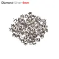 Silver-Diamond 4mm
