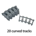 20 curved rails