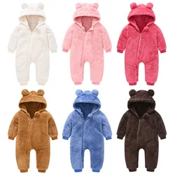 Romper polar de bebé recién nacido para invierno
