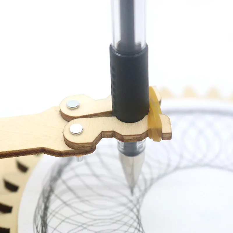 Máquina de dibujo eléctrica de madera, Kit de Tecnología Educativa, modelo DIY - imagen 4