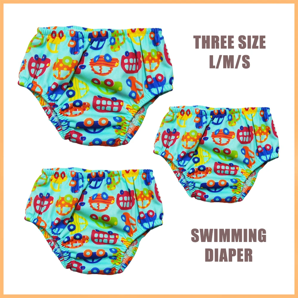 Pañales de natación reutilizables impermeables lavables para bebé - imagen 2