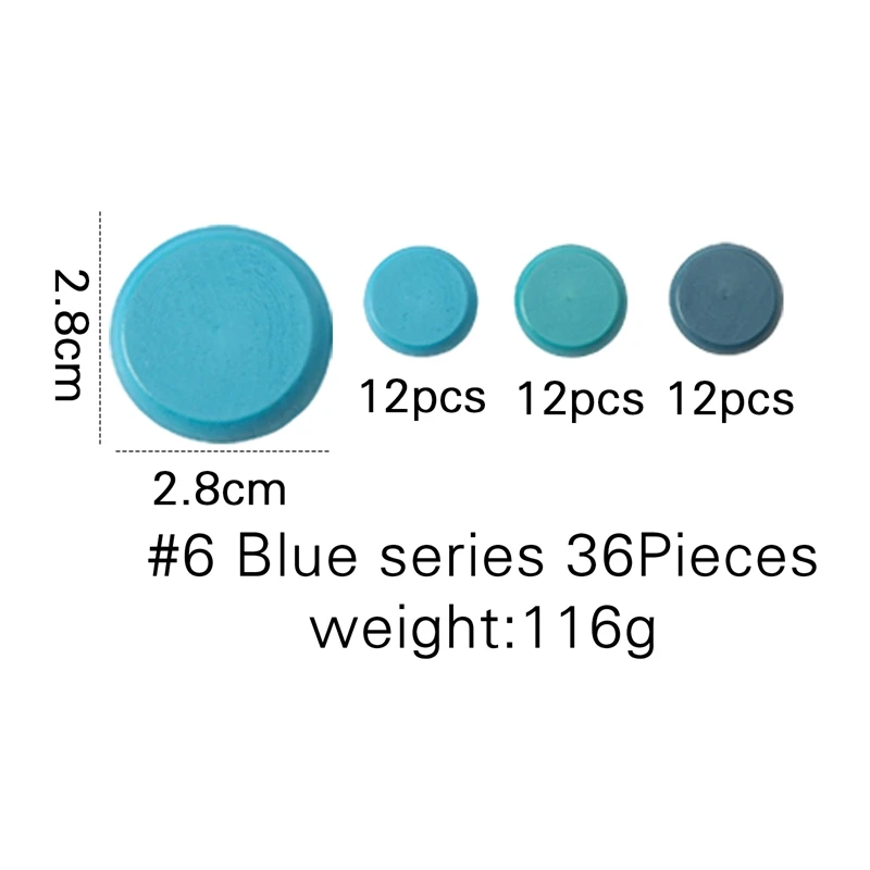 blue series 36 pcs