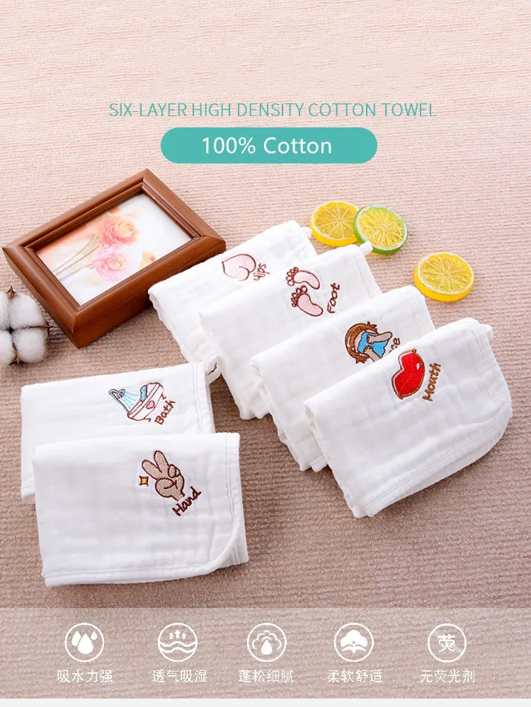 Conjunto de 5 toallas de saliva Kacakid diseño burbuja