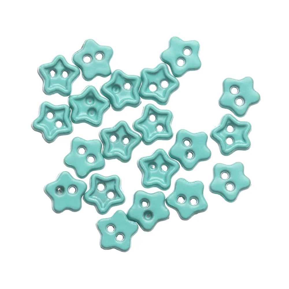 Mini botones con forma de flor para ropa de muñeca, hebillas de Metal para ropa, juguetes de peluche, Material de costura DIY, accesorios para muñecas, 4mm, 20 piezas - imagen 4